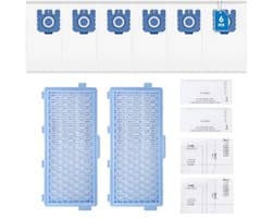 Stofzuigerzakken Compatibel met Miele GN 3D Complete C3 C2 C1 Classic C1 - 18 Stuks met HEPA-filter en Motorfilter - Vervangt 9917730