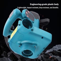Industriële Stofzuiger - Bouwstofzuiger Werkplaats - Efficiënt Reinigen - Afstandsbediening 10m - 4800W - Grijs — thumbnail 4