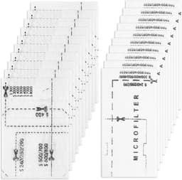 SnelShoppen - Pack van 20 stofzuigerfilters voor Miele Complete C1/C2/C3, 10 motorfilters en 10 uitblaasfilters, hoogwaardig katoen, perfect passend, — thumbnail 1
