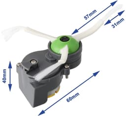 Dailygoods- Zijborstel Motor Module Vervanging - Compatibel met Roomba E5/E6/i3/i4/i5/i6/i7 - Reinigingsbereik 60x40mm - Borstellengte 31mm - Krachtige Motor - Geschikt voor 500/600/700/800/900 Series - Robotstofzuiger — thumbnail 5