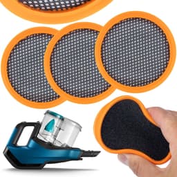 Rosfix Filter Vervanging - HEPA Wasbaar - 3 Stuks - Herbruikbaar - Oranje - Geschikt voor Philips — thumbnail 1