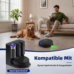 Dailygoods- Accessoires voor Dyson Spot + Scrub AI - 16 Stuks - Hoofdborstel - Rolmoppen - HEPA-filters - Zijborstels - Premium Kwaliteit - Robotstofzuiger — thumbnail 5