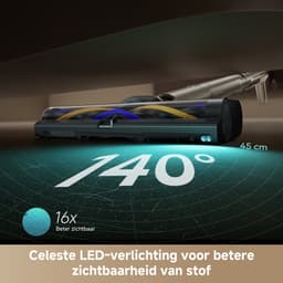 DREAME Aqua Air - Steelstofzuiger incl. kruimelzuiger - Accuduur 90 min - Champagnegoud — thumbnail 5
