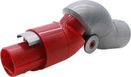 Adapter Met Snelle Ontgrendeling Geschikt Voor Dyson V11, V10, V8 & V7 - Multi Hoek Rotatie Tot 90 Graden - Ergonomisch Stofzuigen - Steelstofzuiger Onderdelen - Rood/Grijs — thumbnail 2