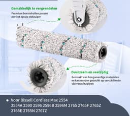 Replacements® Onderdelen geschikt voor Bissell Crosswave Cordless Max - Hydrosteam — thumbnail 4
