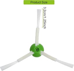 Zijborstel Vervanging geschikt voor iRobot Roomba i7 i7+ Plus i8 i3 i6+/Plus E5 E6 E7 5150 6198 7150 7550 Robotstofzuigers, Inclusief 8 Zijborstel, 8 schroeven, 8 Pack — thumbnail 5