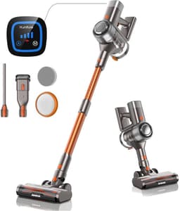 Bolture Steelstofzuiger Zonder Zak op Accu - Handstofzuiger met Steel - Stofzuiger Draadloos - 33000Pa - 400W - 1.2L — thumbnail 4