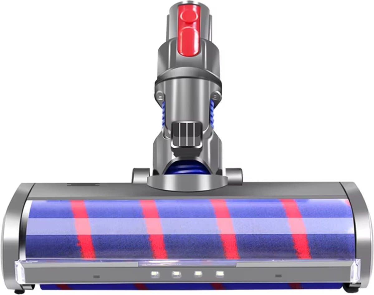 Stofzuigermond - Geschikt voor Dyson steelstofzuiger - Dyson V15 - V10 - V8 - V7 - Led - Universele Stofzuigermond - Zachte Borstel - Parketborstel — afbeelding 1