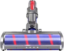 Stofzuigermond - Geschikt voor Dyson steelstofzuiger - Dyson V15 - V10 - V8 - V7 - Led - Universele Stofzuigermond - Zachte Borstel - Parketborstel — thumbnail 1