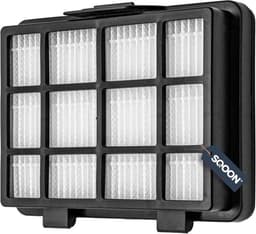 SQOON® Filterset geschikt voor Bosch stofzuigers - Gelijk aan model: 17006053 - Vervangt origineel 12025213 & 17001740 - Foamfilter voor optimale stofopvang en motorbescherming — thumbnail 4