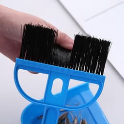 Mini Stoffer Blik - Reinigingsset Tafel - Snel Opruimen - Compact Nesting Ontwerp - Lichtgewicht 42g - Blauw — thumbnail 4