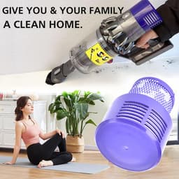Wasbaar groot filter- compatibel met Dyson V10 SV12 Amerikaanse versie filter draadloze stofzuiger - vervangingsfilter — thumbnail 2