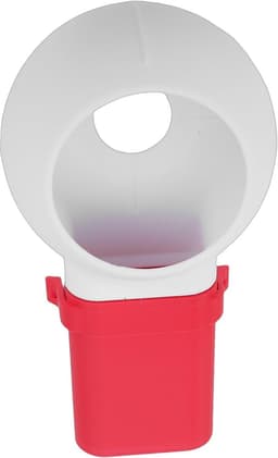 Boor Stofvanger - Stofopvangkom - Stofvrij Boren - Snelle Ontgrendeling - 20 cm Pakket - Wit Rood — thumbnail 4