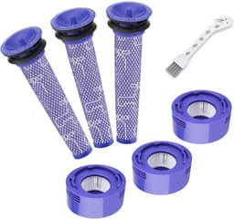 Dyson V8 Absolute Pro Filters (7 Stuks, Plus.Parts® alternatief voor 965661-01 / 967478-01) — thumbnail 3