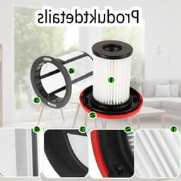 Filters voor Stofzuiger Accessoires - Vervangingsfilter en Borstels voor Bosch Unlimited 6 - Hoogwaardige Reserveonderdelen voor Optimale Prestaties — thumbnail 5