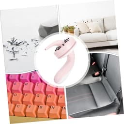 Mini Stofzuiger - Bureau Reiniger - Toetsenbord Schoonmaken - Geluidsarm Ontwerp - Draagbaar Handformaat - Roze — thumbnail 3