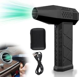 Krachtige Draadloze Mini Jet Ventilator - Elektrische Stofblazer met Hoge Snelheid & Zuigmond — thumbnail 1