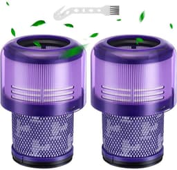 Set van 2 vervangingsfilters geschikt voor de draadloze stofzuigers geschikt voor Dyson V11 Animal/Absolute/Torque Drive/Fluffy/Complete Pro V15 Detect SV14. — thumbnail 1