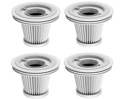 aladdien - HEPA-filters - 4 stuks - Hoogwaardige luchtfilters - Geschikt voor stofzuiger - Effectieve stofverwijdering - Ideaal voor thuis en auto