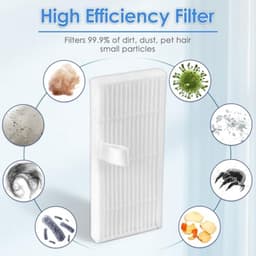 PromoHome 12x HEPA-filter voor C20 Omni Robot Stofzuiger - Vervangingsset met Accessoires — thumbnail 2