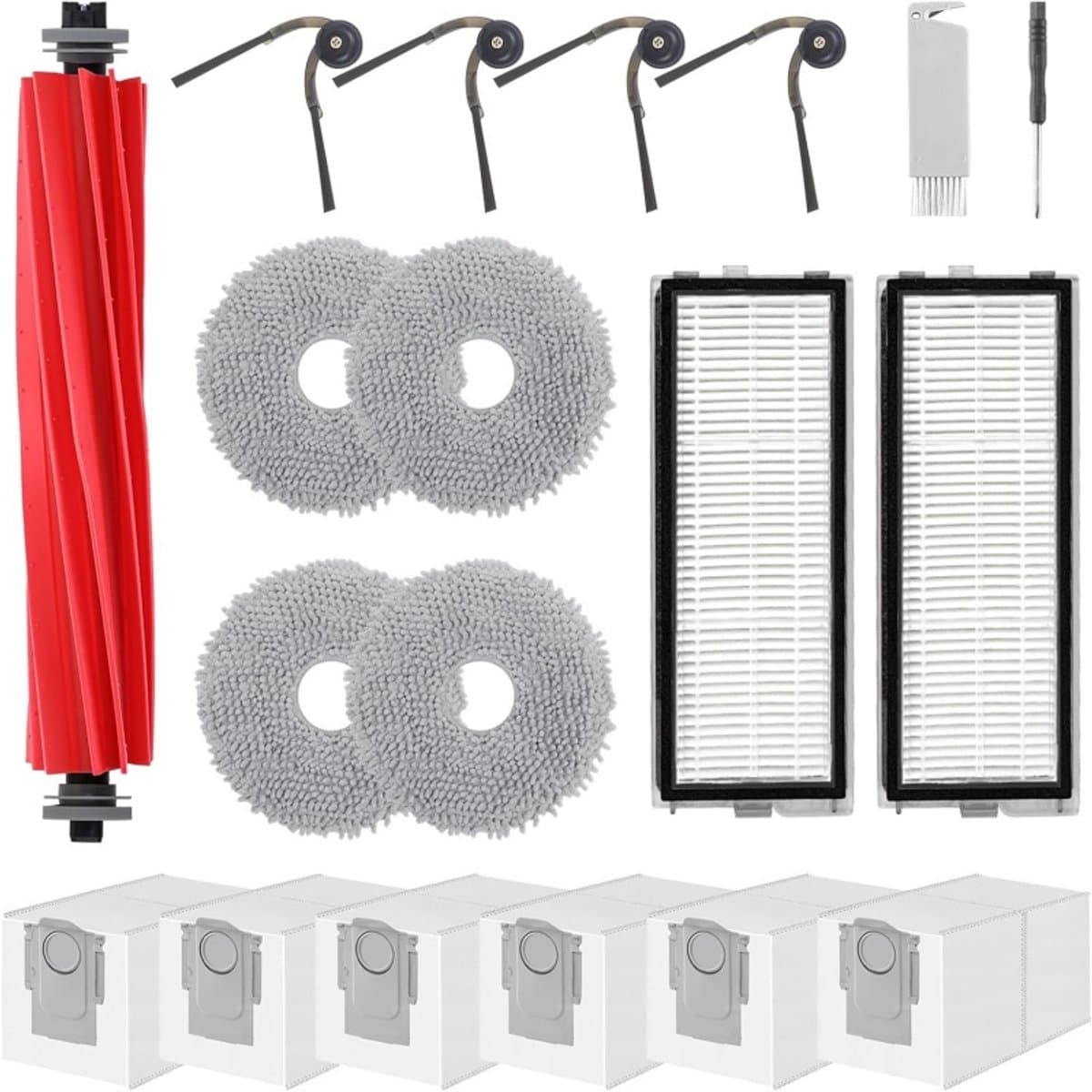 Roborock Qrevo Serie Robotstofzuiger Vervangingsonderdelen Kit - QV35A/QV35S, QR598/QR798 Compatibel — afbeelding 1