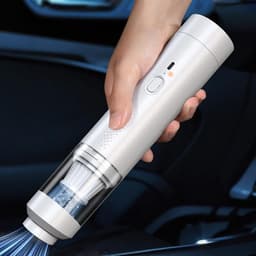 Draagbare Stofzuiger - Handstofzuiger Auto - Auto Interieur Reinigen - 19000PA Zuigkracht - 29.5x10x7 cm - Wit — thumbnail 2