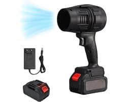 Draadloze Luchtstofzuiger - Mini Stofblazer Turbo - Snel Reinigen - Krachtige Winduitstoot - 12.5"x6.3"x2.7" - Zwart