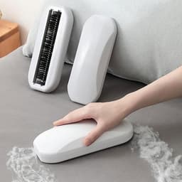 Kruimelveger Tafel - Handmatige borstel - Snel opruimen - Stevig ABS kunststof - 20 cm lengte - Wit — thumbnail 3
