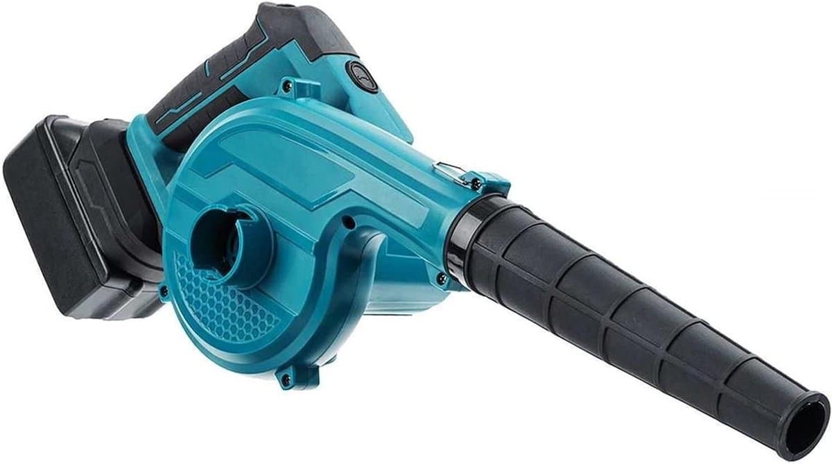 Elektrische Luchtblazer - Stofzuiger Krachtig - Werkplaats Schoonmaken - Draadloos Opvouwbaar - 2200W - Blauw — afbeelding 1