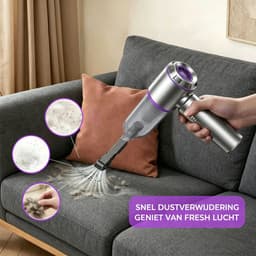 2-in-1 kruimeldief – Handstofzuiger - Draadloze stofzuiger – 22.000Pa - auto stofzuiger - Drie standen instelbaar - Voor thuis & auto — thumbnail 3