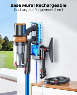 Steelstofzuiger Draadloos - 650W Vermogen - 1,8 Liter Inhoud - Zwart - Voor Alle Vloeren - Accu Stofzuiger — thumbnail 2