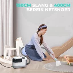 Tapijtreiniger – Vloerreiniger – Bekledingreiniger – Stofzuiger – Bankreiniger – Warm Waterfunctie Tot 60°C – Stoomfunctie Tot 100°C — thumbnail 4