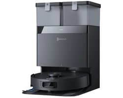 ECOVACS - DEEBOT T30C Gen 2 - Stofzuig en dweilrobot (Zwart) - 25.000 Pa zuigkracht- Zelfreinigende Robotstofzuiger met Warmwater – Dweilsysteem - Automatisch Leegstation - Geschikt voor dierenharen