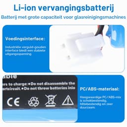 Stofzuigeraccu - 3,7 V - 3500 mAh - Lithium-ion — thumbnail 5