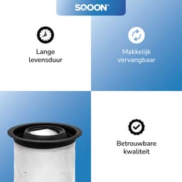 SQOON® Stofzuigerzakken geschikt voor Numatic PODS Henry Quick / Hetty Quick / NQ Quick – Set van 10x Stofzuigerzakken gelijk aan 915744, 915269 + 15x Geursticks — thumbnail 3
