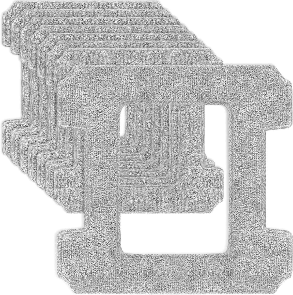 Allecto plus - Set van 8 herbruikbare reinigingspads voor raamreinigingsrobot - Microvezel-wisdoeken voor Ecovacs W2 PRO / W2 Pro Omni / W2 Omni — afbeelding 1
