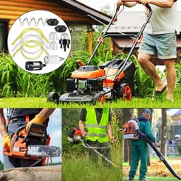 Benzine Filter Kit voor Gazonmaaier en Borstel Cutter - 14 Delig met Benzine Pomp en Filter - Universele Brandstofslang - Olie Pijp Cover - Inclusief Sluitringen - Geschikt voor Hoge Taakbelasting. — thumbnail 5