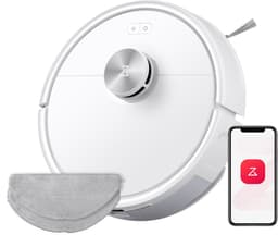 Roborock Q7 M5 Set–Robotstofzuiger met dweilfunctie–10000 Pa sterke zuigkracht–Dubbel antiklitsysteem– 150 min gebruiksduur– LiDAR-navigatie–Stofzuigerrobot voor tapijt– Dierenharen–Wit–Q5 PRO Upgrade–2 Dweilen — thumbnail 1