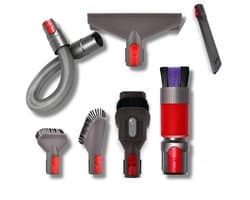 Reinigingsgereedschap voor wasdroger en stofzuiger voor Dyson V15/V12/V11/ + flexibele verlengslang, stofborstel en spoorloze stofborstel
