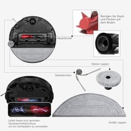 PromoHome 23-delig accessoireset voor robotstofzuigers - Geschikt voor Roborock Saros 10 robotstofzuiger — thumbnail 2