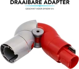 TOFY® Adapter met Snelle Ontgrendeling geschikt voor Dyson V11, V10, V8 & V7 - Opzetstuk - 90 Graden Rotatie - Mondstuk - Stofzuigeraccessoires — thumbnail 4