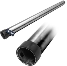 Universele Zuigbuis 32 mm - Chroom met ring - Vervangend stofzuigeropzetstuk — thumbnail 1
