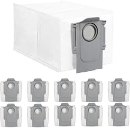 10 stuks stofzakken, accessoireset gescht voor Roborock S8 MaxV Ultra / S8 Max Ultra / S8+ / S8 Pro Ultra / S7 MaxV Ultra/Q Revo/Qrevo Pro/Qrevo MaxV / T8 Q5+ G10S PRO Q7 Max+ Q8 Max+, grote capaciteit — thumbnail 1