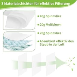 PromoHome 10 stuks zakken Geschikt voor Kärcher WD2 Plus WD3S WD 3 S WD 3 V KFI 357 KWD 1-3 2.863-314.0 SE4001 SE4002 — thumbnail 2