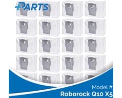 Roborock Q10 X5 Stofzakken (20 Stuks, Plus.Parts® alternatief voor 8.02.0132)