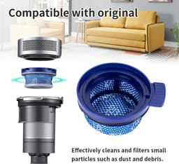 2 stuks stofzuigerfilters Geschikt voor Samsung Samsung, op maat gemaakte jetfilter VS20A958FWN-filter — thumbnail 3