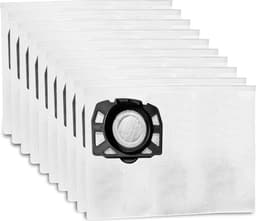 357 10 stuks stofzuigerzakken geschikt voor Kärcher WD 2 Plus, WD 3, WD 3 Batterij, KWD 1, KWD 2, KWD 3, MV 3, WD 3.200 tot WD 3.800 M, SE 4001, SE 4002, vervangen deel 2.863-314.0 — thumbnail 1