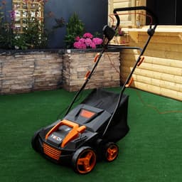Gazonveger 50 L - Kunstgras Stofzuiger - 12 m Stroomkabel - 1800 W - Borstelmachine Gras 5 hoogte instellingen — thumbnail 5