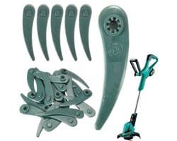 Set van 55 grasmaaierbladen - Vervangende kunststof bladen Geschikt voor Bosch ART23-18LI en ART26-18LI