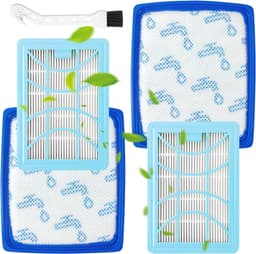 2 x Filter set - Geschikt voor Philips PowerPro Expert - Vervangt Stofzuigerfilter FC9732 - FC9728 - FC9735 - Motorfilter & uitblaasfilter - Stofzuiger onderdelen — thumbnail 1